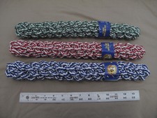  3 NEW Large 16" Rope Dog Toy Retriever Tug Pull - 1 each of blue, red  green 