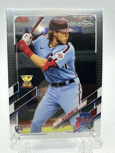 2021 Topps Chrome Alec Bohm Rookie RC Philadelphia Phillies #119