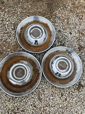 3 Vintage 1947-1953 Cadillac Sombrero Hub Caps