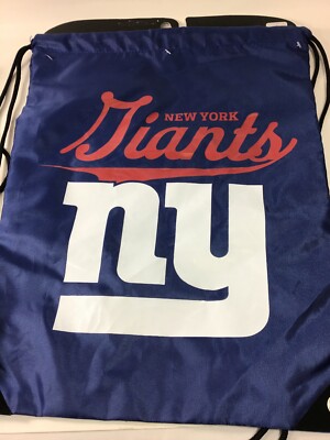 New In Packaging NFL Team Back-Sack New York Giants Royal Blue Drawstring Bag