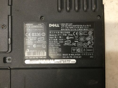 DELL INSPIRON E1505 - INTEL CORE DUO - 1GB RAM - BOOTS TO BIOS - READ DESCRIP-BB - Picture 10 of 12
