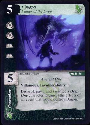 Dagon, Father of the Deep - Unspeakable Tales - Call of Cthulhu CCG - Picture 1 of 1