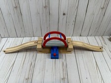 Vintage Toys  R  Us Wooden Train Railway Flip Track Bridge