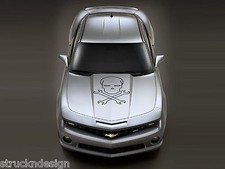 Skull Wrenches Motor Vinyl Decal Hood Reflective Sticker Car Truck Vehicle SUV