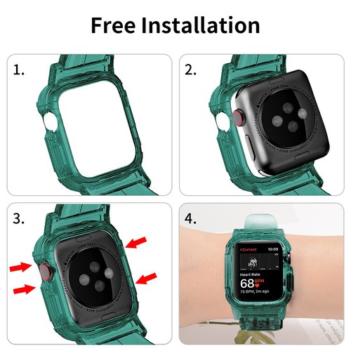 Colorful Watch Band Strap Bracelets Sports For Apple Watch Ultra2 9 8 7 6 5 - Picture 33 of 40