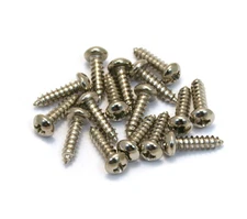 16B-1357-049 16 Genuine Fender Bass Nickel Tuner Machine head Mounting Screws 