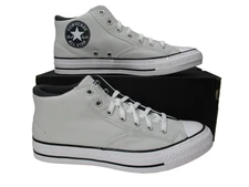 Converse All Star CTAS Malden St. Light Gray Mid Shoes Mens Sz 12 Canvas