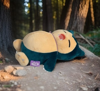 Snorlax Takara Tomy Arts Pokemon Sleeping Friend Rare Pocket Monster Plush