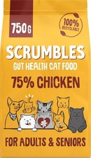 Scrumbles Adult and Senior Cats Dry Food 750G 11.73 per kilo