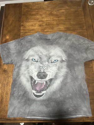 3D Tees Shirt 2XL  Mens Short Sleeve Wolf Print The mountain Animal Shirt