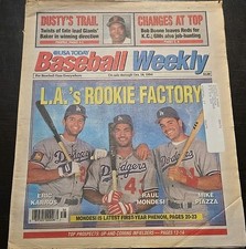 USA Today Baseball Weekly October 18, 1994 Los Angeles Dodgers Rookies