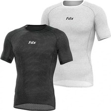 2 x Mens Half Sleeve Cool Mesh Base Layer Lightweight Running Cycling jersey/Top