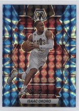 2022-23 Panini Mosaic Reactive Blue Mosaic Prizm Isaac Okoro #45 0y59