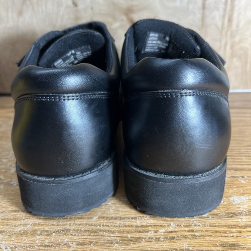 Dr Scholls Shoes Men’s Size 10.5W BlackLeather 2 Strap Comfort Orthopedic Shoes - Picture 6 of 16