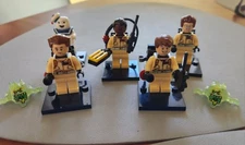 NEW Ghostbusters Egon Peter  Ray Winston +More Custom Lego Minifigure Lot Ecto-1
