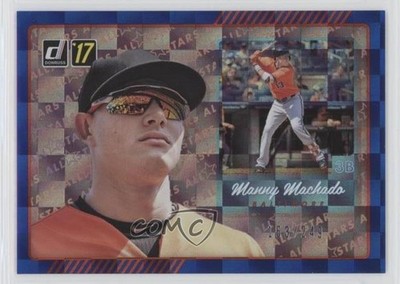 2017 Panini Donruss All-Stars Blue 163/249 Manny Machado #AS-8 0wp8