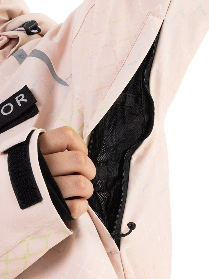 Chaqueta clásica Vector Glow rosa talla grande Foto 3 de 4