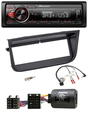 Pioneer MP3 1DIN DAB USB Lenkrad Autoradio für Peugeot 406 2002-2005 - Bild 1 von 4