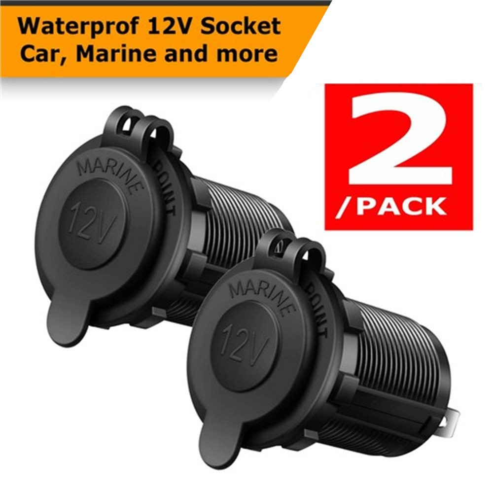 Socket Power Outlet Receptacle Plug Or Car Marine Atv