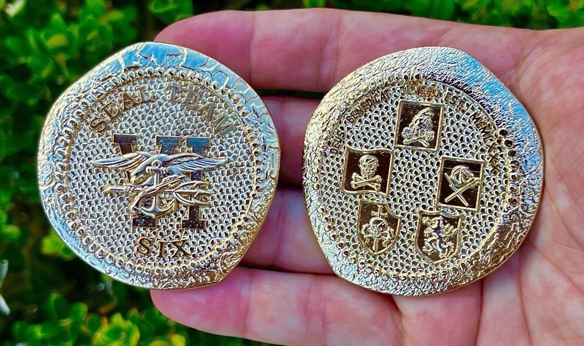 Navy Seal Team 6 VI DEVGRU NSW Challenge Coin Doubloon CPO Skulls