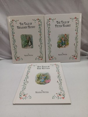 Beatrix Potter Classic Tale Peter Rabbit Benjamin Bunny Tom Kitten Hardcover