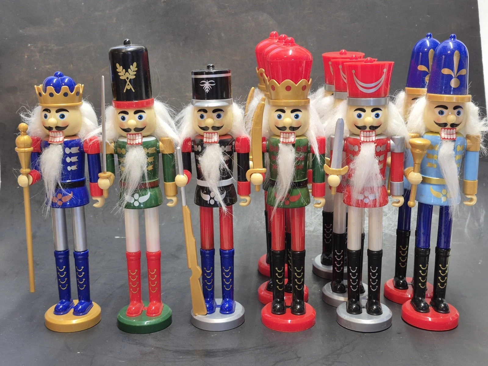 Lot of 11 Greenbrier Plastic Nutcrackers