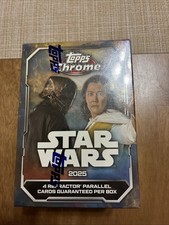 2025 TOPPS CHROME STAR WARS Value/Blaster BOX (40 Cards) Brand New Sealed