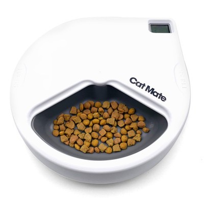 Automatic Pet Feeder 3 Meals 0.73 Lb Each for Cats & Small Dogs - Wet/Dry Food