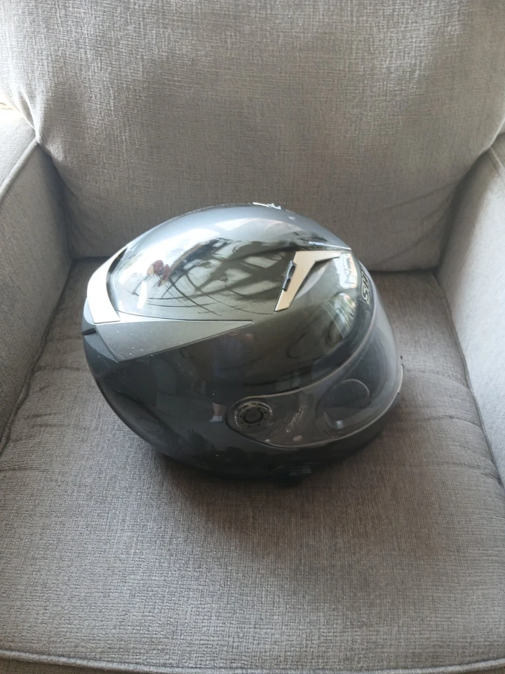 SHARK S 900 X62 AIR BRUSHED GRAFFITI GLOW SERIES MOTORCYCLE HELMET SIZE L $175 - Image 4 of 4