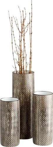 Atacama Artisan Porcelain Vase in Earth Tones - Picture 3 of 5