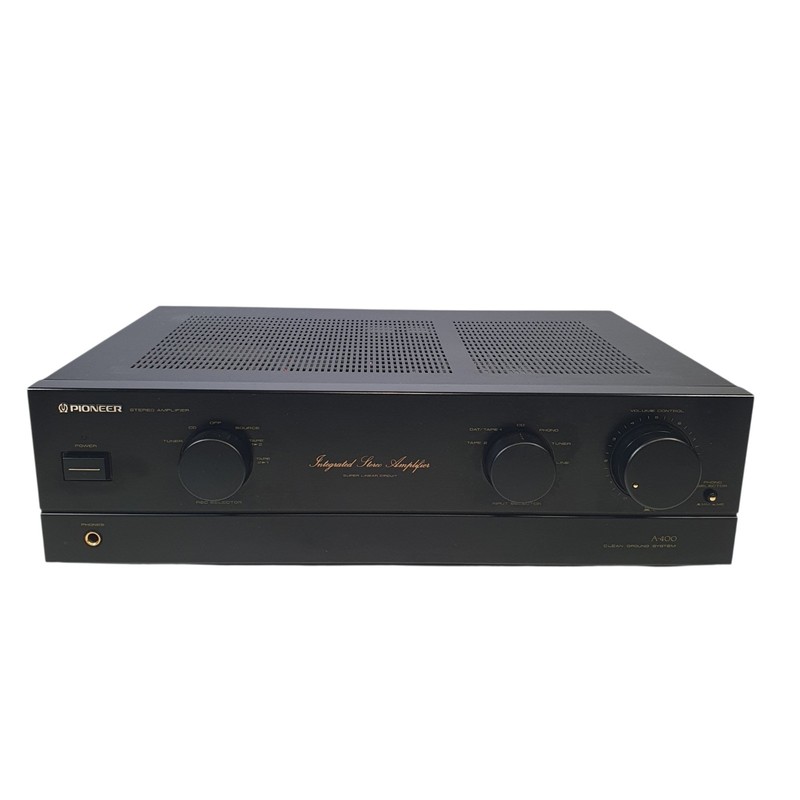 Pioneer A-400 Stereo Integrated Amplifier Amp Black Hi-Fi Separate (Tested)