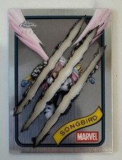 2025 Topps Chrome Marvel Songbird #61 Wolverine Clawed Chrome 11/20 SSP