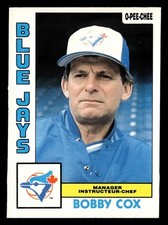 Bobby Cox 1984 O-Pee-Chee #202 Toronto Blue Jays Vintage Baseball *191