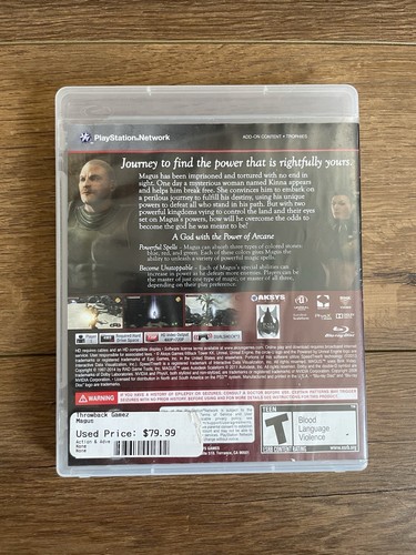 MAGUS Sony PlayStation 3 raro gioco PS3 CIB, completo spedizione veloce! - Foto 6 di 10