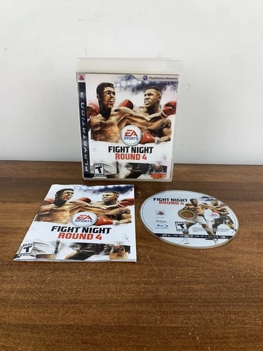 Fight Night Round 4 (Sony PlayStation 3 PS3, 2009) Complete In Box - Good