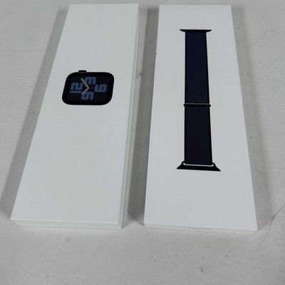 New GPS Only Apple Watch SE 2nd Gen 40MM Midnight Aluminum Ink Sport Loop MXEA3L
