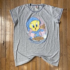 Vintage Tweety Women  s Nightgown Sleepwear Size S/M Looney Tunes