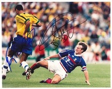 Rivaldo & Didier Deschamps rare World Cup Final 1998 signed 10x8 photo UACC Rivaldo & Didier Deschamps rare World Cup Final 1998 signed 10x8 photo UACC