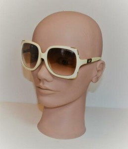 oversized white sunglasses