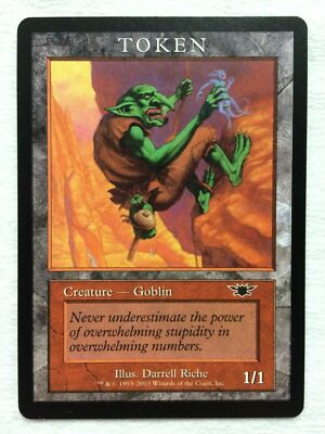 1x Goblin Token Legions Player Rewards MTG (Multiple available) SP-NM condition