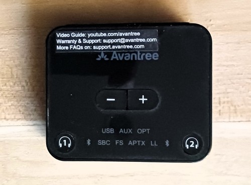 Émetteur Bluetooth 5.0 à faible latence Avantree Audikast et écouteurs ouverts TWS116 - Photo 2 sur 9