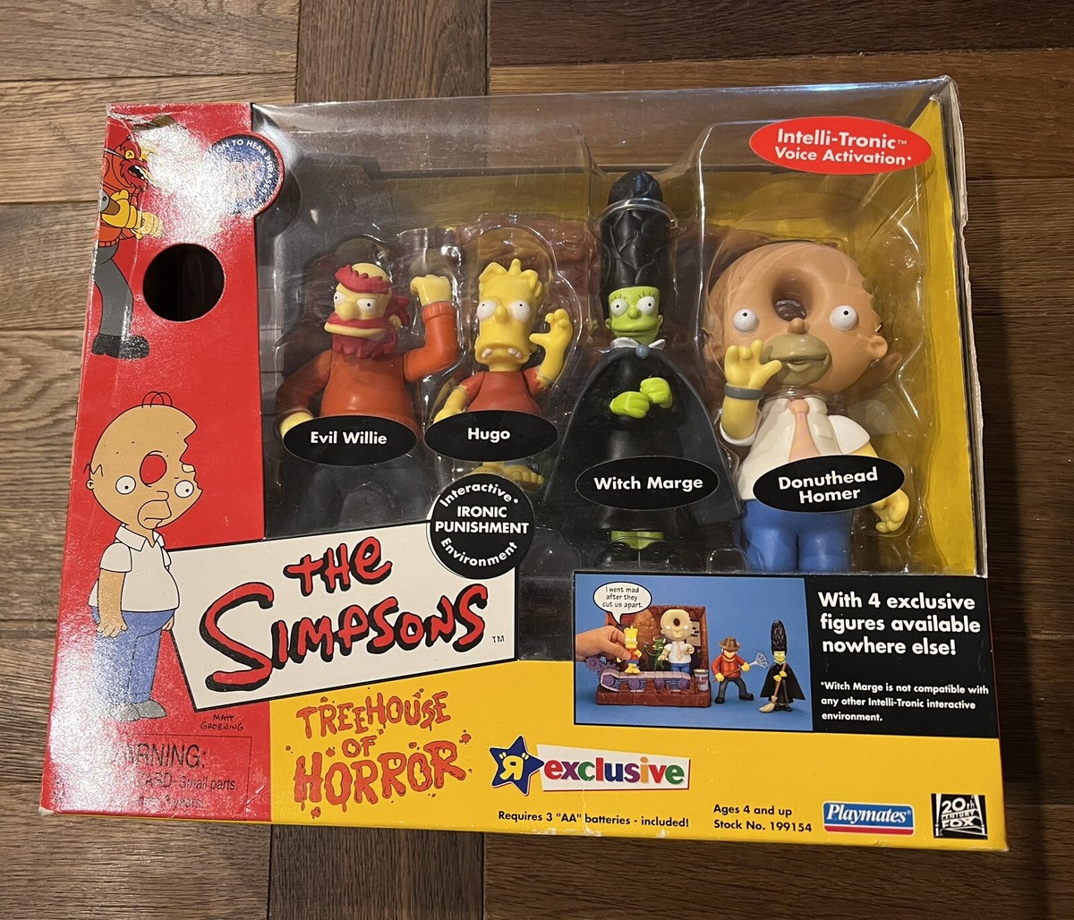 Treehouse Of Horror 2002 THE SIMPSONS Playmates WOS Toys R