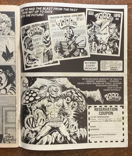 Best of 2000 AD Monthly #1 Oct 1985 JUDGE DREDD 2000ad ALAN MOORE STEVE GIBBONS - Picture 14 of 16