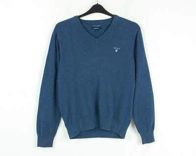 GANT Herren S' Super Gekämmte Baumwolle' Sweatshirt V-Ausschnitt