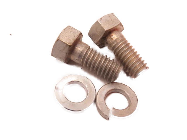 Correct Cadmium Plated 1942 48 Ford distributor to timing cover bolts D 600 A