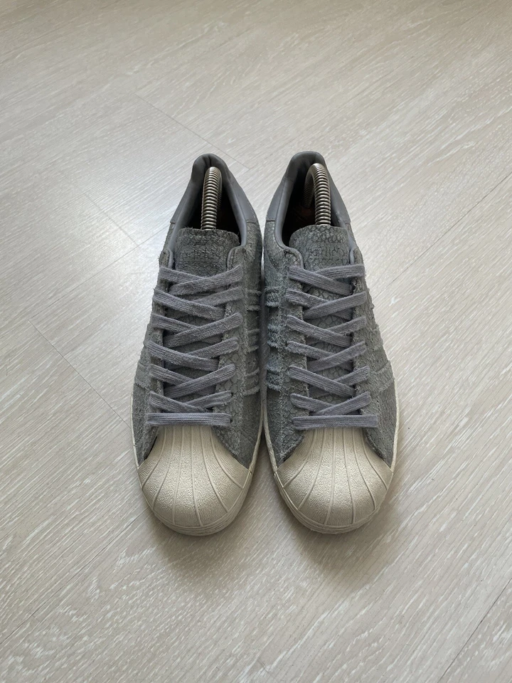 Rare Adidas Superstar 80s Grey Snakeskin Women’s Trainers Sneakers UK 6 US 7 1/2 - Image 3 of 4