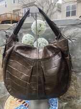 Coach BLACK Peyton Leather Pocket Tote 25667  PU110