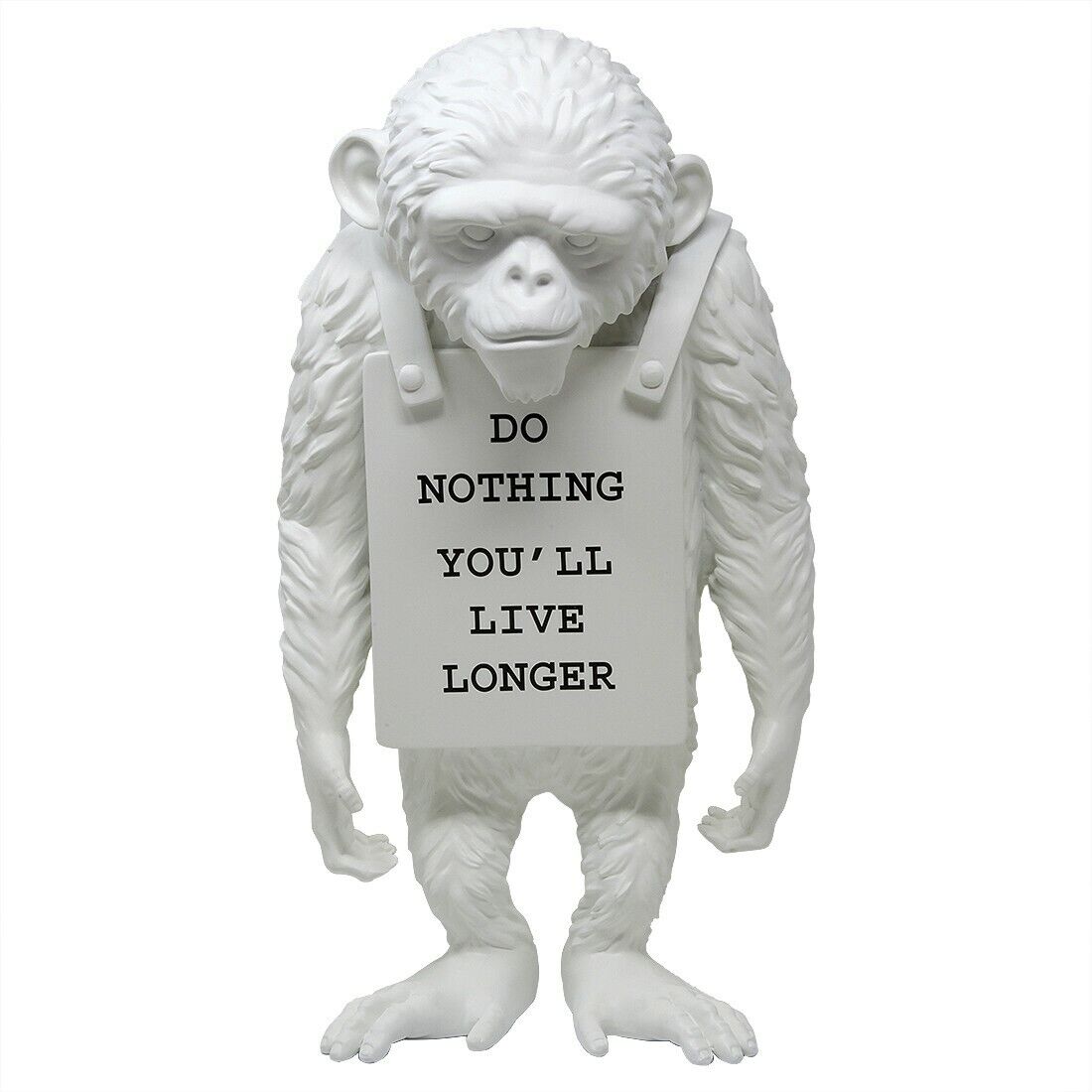Medicom Toy SYNC BANKSY Monkey Sign Statue Do Nothing You'll Medicom Toy SYNC BANKSY Monkey Sign Statue Do Nothing You'll