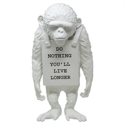 Medicom Toy SYNC BANKSY Monkey Sign Statue Do Nothing You'll Medicom Toy SYNC BANKSY Monkey Sign Statue Do Nothing You'll