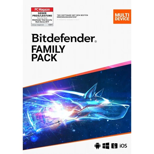 Bitdefender Family Pack 2025 15 Geräte 1, 2 Jahre ESD-Key per eMail